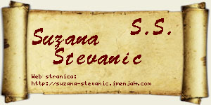 Suzana Stevanić vizit kartica
